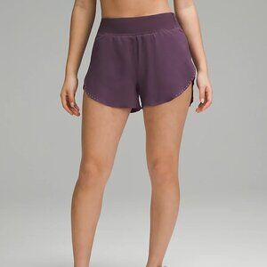 Lululemon Fast and Free Reflective High-Rise Classic Fit 3" Short Grape Thistle